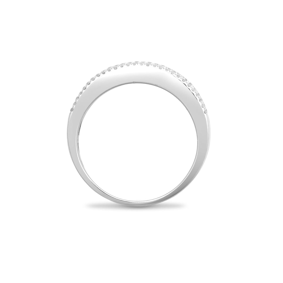 18ct White 1.25ct Dress Ring