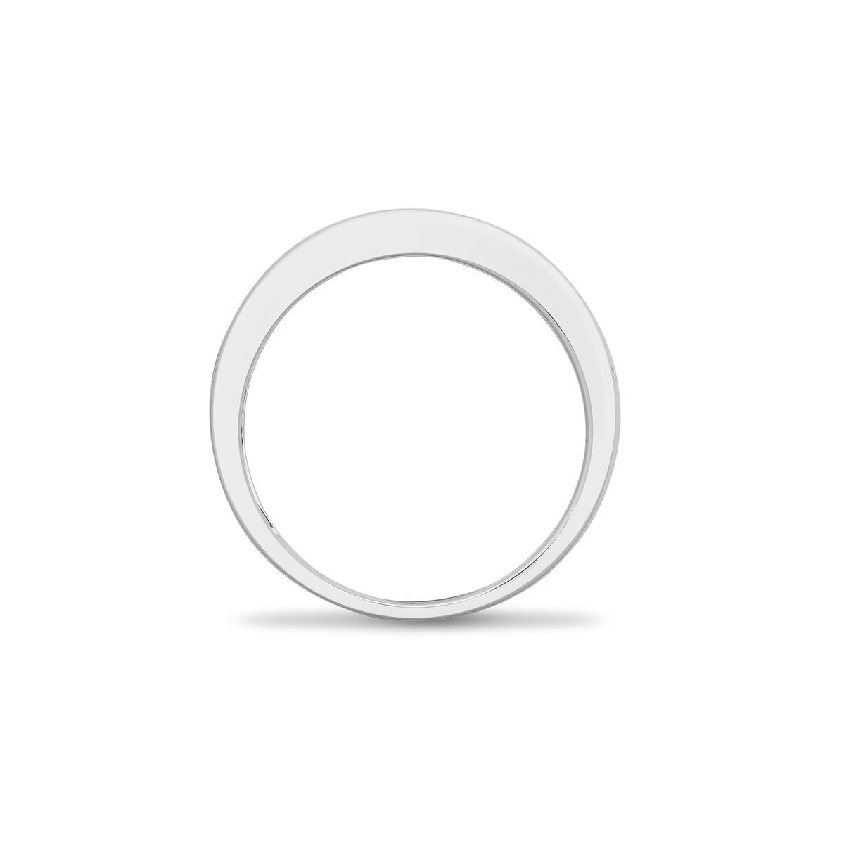 18ct White 1ct Diamond Baguette 1\2 Eternity Ring