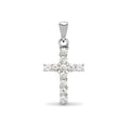 Diamantkreuz aus 18-karätigem Weißgold