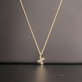 Cervin Blanc DIAMOND INITIAL X NECKLACE IN 18CT GOLD