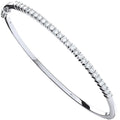 18ct White Gold 1.15ctw Diamond Bangle