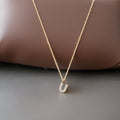 Cervin Blanc DIAMOND INITIAL U NECKLACE IN 18CT GOLD
