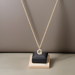 Cervin Blanc DIAMOND INITIAL G NECKLACE IN 18CT GOLD