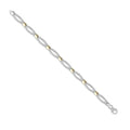 Zweifarbiges Goldarmband – schicker Luxus