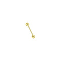 18ct Yellow 22mm Barbell (Tongue)