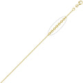 Rolo-Kette aus 18-karätigem Gelbgold, 1,5 mm Stärke, Anhängerkette