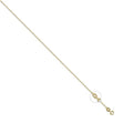 Anhängerkette aus 18-karätigem Gelbgold, 1,3 mm Stärke