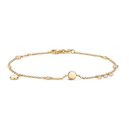 BRACELET EN OR 18 CARATS ET DIAMANTS