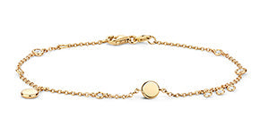 BRACELET EN OR 18 CARATS ET DIAMANTS