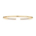 DIAMOND OPEN BANGLE IN 18CT GOLD
