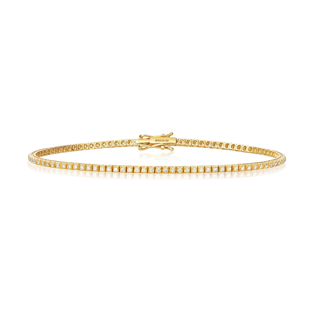 Half carat diamond tennis bracelet