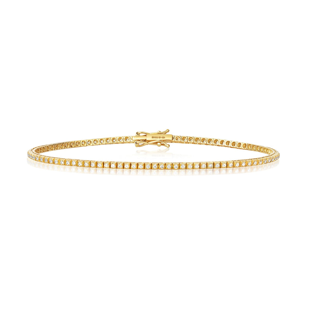 Half carat diamond tennis bracelet