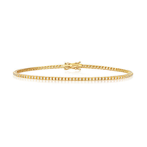 Exquisite diamond tennis bracelet