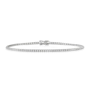 Half Carat DIAMOND Tennis BRACELET IN 18CT WHITE GOLD