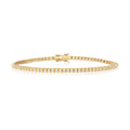 1.25ct diamond tennis bracelet in 18ct yellow gold