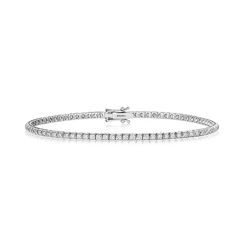 BRACELET EN OR BLANC 18 CARATS ET DIAMANTS