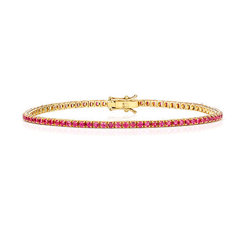 RUBY BRACELET IN 18CT GOLD