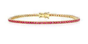 RUBY BRACELET IN 18CT GOLD