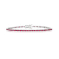 RUBY BRACELET IN 18CT WHITE GOLD