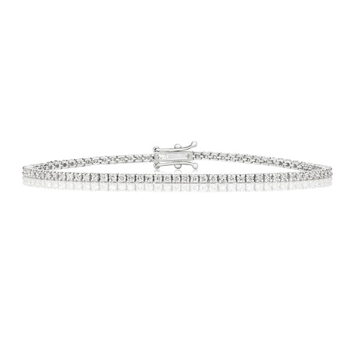 1.70ct diamond tennis bracelet in 18ct white gold