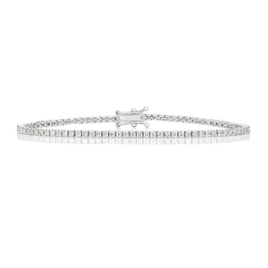 1.70ct DIAMOND TENNIS BRACELET IN 18CT WHITE GOLD