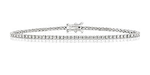 Chic 2.28ct diamond tennis bracelet