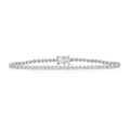DIAMOND RUBOVER TENNIS BRACELET IN 18CT WHITE GOLD