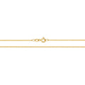 18CT YELLOW GOLD CURB CHAIN 1.5g