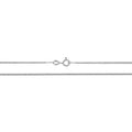18CT WHITE GOLD CURB CHAIN 2.8g