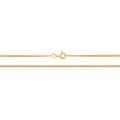 Chaîne gourmette en or jaune 18 carats, 45,7 cm (18 pouces), 4,2 g