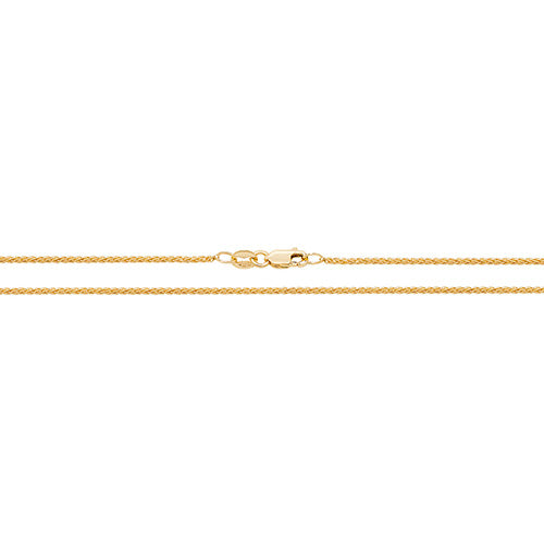 18CT GOLD SPIGA CHAIN 2.7g