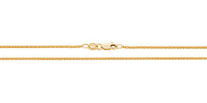 18CT GOLD SPIGA CHAIN 18" 3g