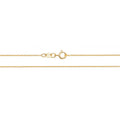 18CT YELLOW GOLD CABLE CHAIN 1.2g