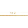 18CT GOLD CABLE CHAIN 1.7g