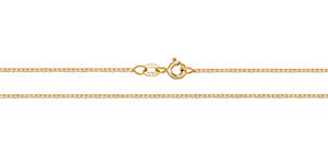 18CT GOLD SPIGA CHAIN 18" 1.9g