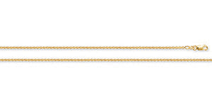 Chaîne rollo en or 18 carats, 4,5 g