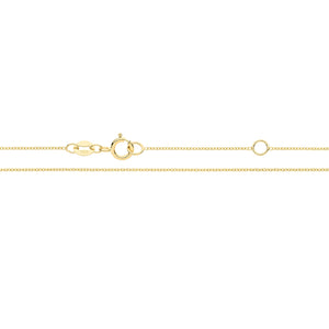 18CT YELLOW GOLD FINE ROLO 18"