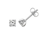 Boucles d'oreilles en diamants et or blanc 18 carats
