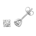 DIAMOND STUDS IN 18CT WHITE GOLD