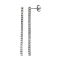Timeless diamond drops in white gold
