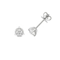 ORECCHINI A 3 GRIGLIE CON DIAMANTI BRILLANTI IN ORO BIANCO 18KT