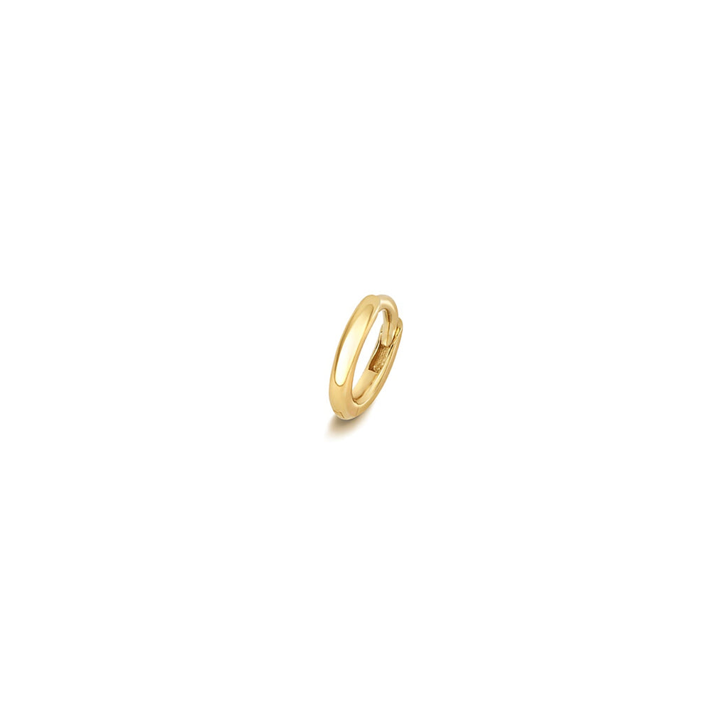 Luxury 18ct yellow gold cartilage hoop