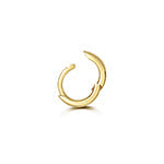 Glamorous 18ct gold hoop earring