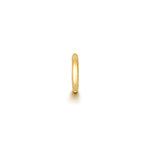 Refined 6mm gold clicker hoop