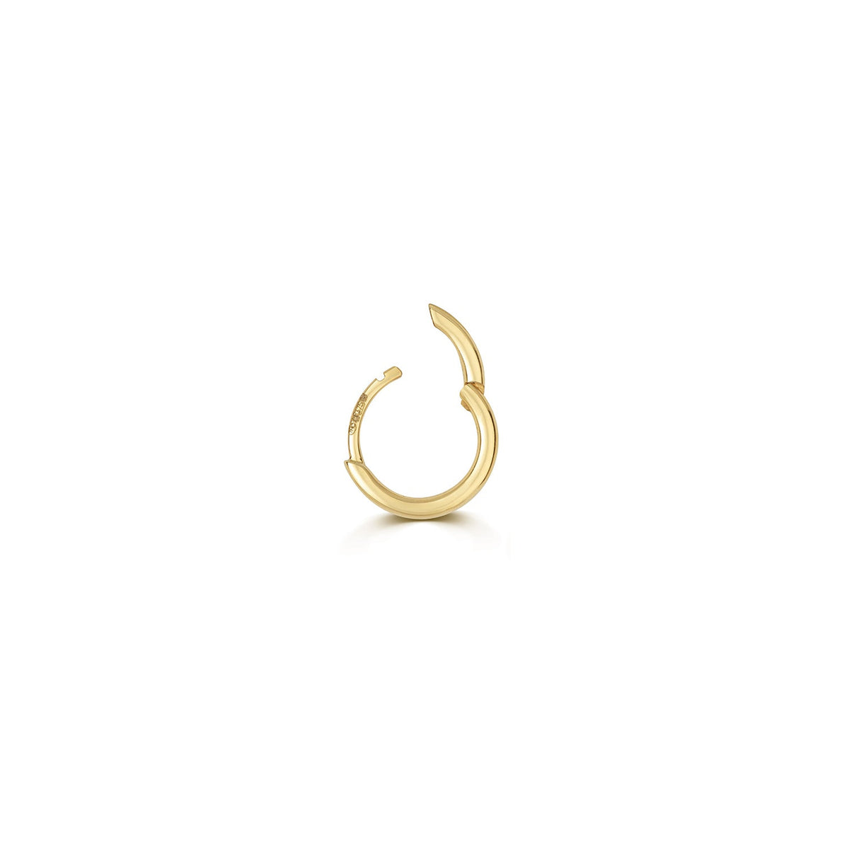 Sleek solid round tube cartilage hoop
