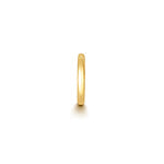 Refined solid gold cartilage hoop