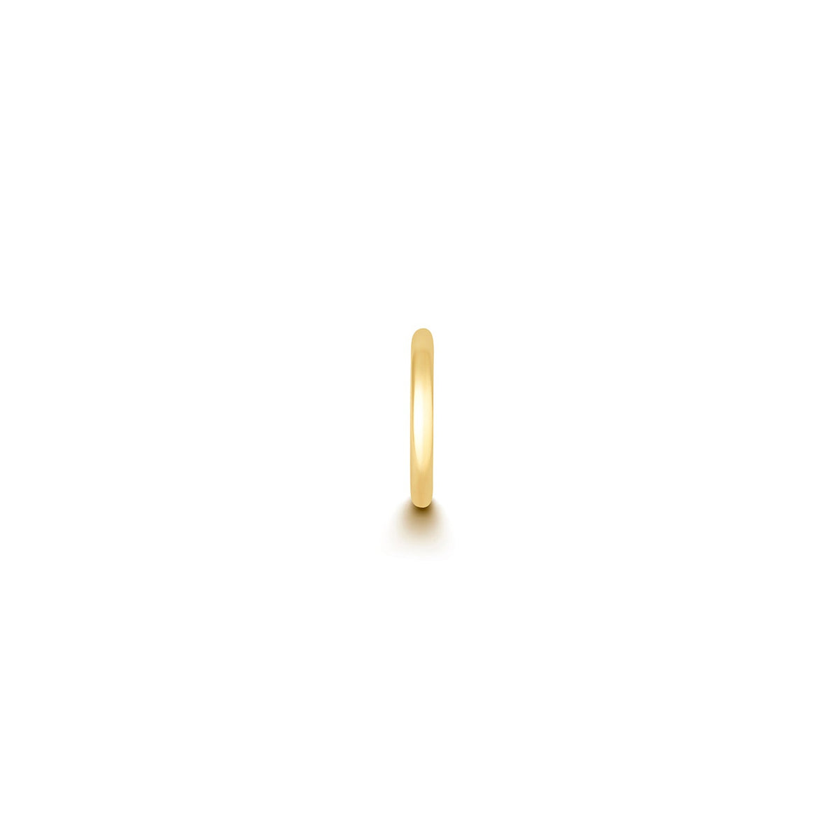 Glamorous 18ct yellow gold cartilage earring