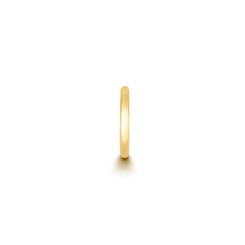 Opulent 1g 18ct yellow gold cartilage hoop