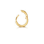 premium 18ct yellow gold 6mm cartilage clicker hoo