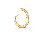 18ct yellow gold cartilage hoop 0.94g clicker